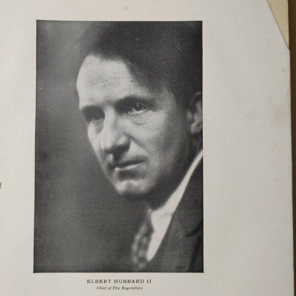 Elbert Hubbards Scrap Book Roycrofters 1923 Leather Bound Edition Hardcover - Picture 7 of 15